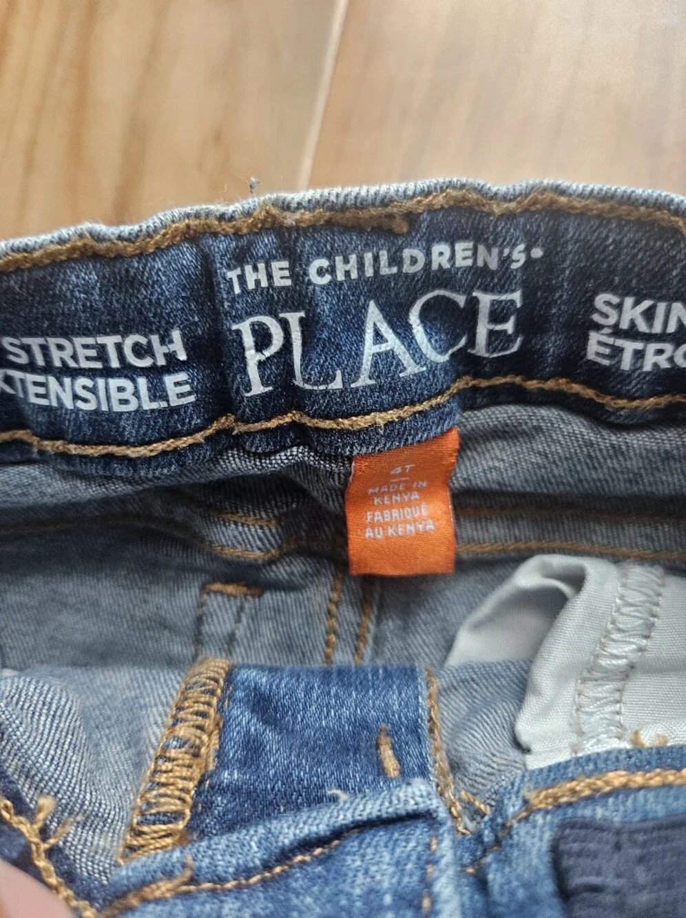Classic Childrens Place  Kids' Dark Blue Jeans - Comfortable Everyday Fit 4t